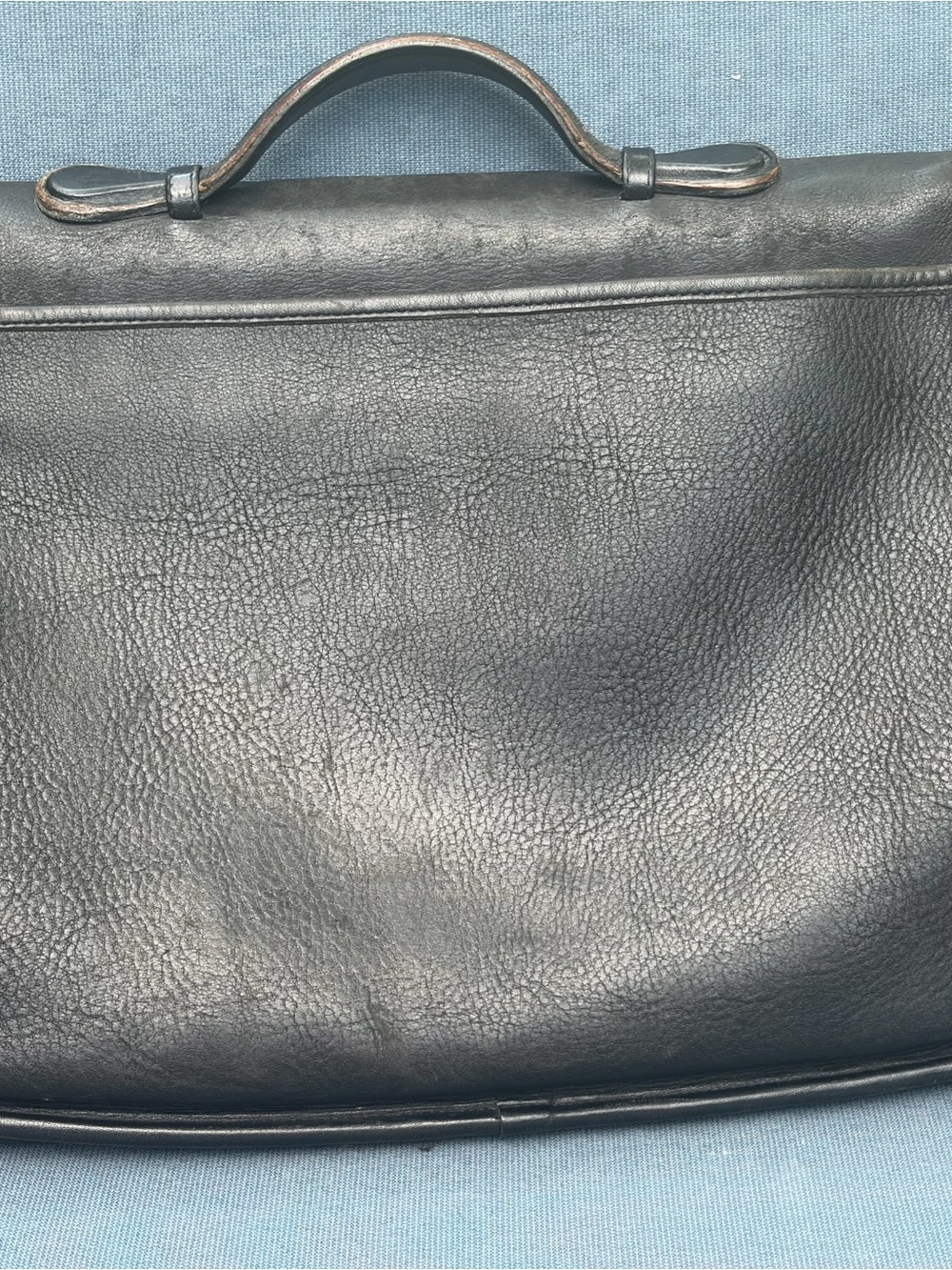 Vintage coach Lexington 5265 leather turn lock messenger briefcase - Picture 8 of 13